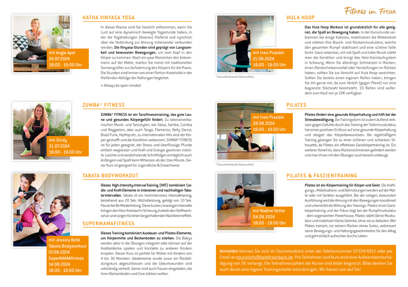 Fitness im Freien 2024
