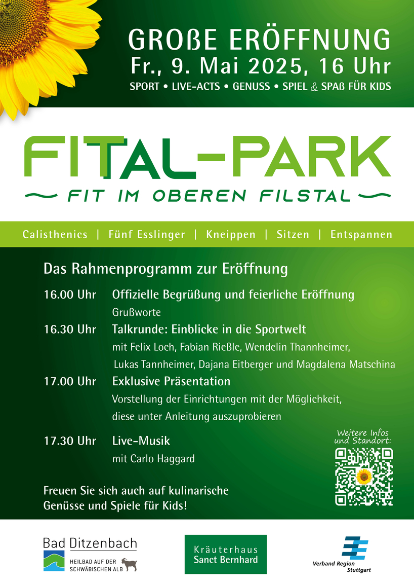 Rahmenprogramm FiTal-Park-Eröffnung