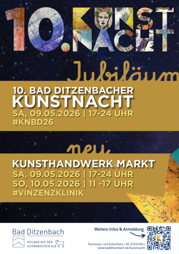 Save the date! Die 10. Bad Ditzenbacher Kunstnacht 2026