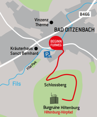 Ortsplan Hiltenburg-Hörpfad