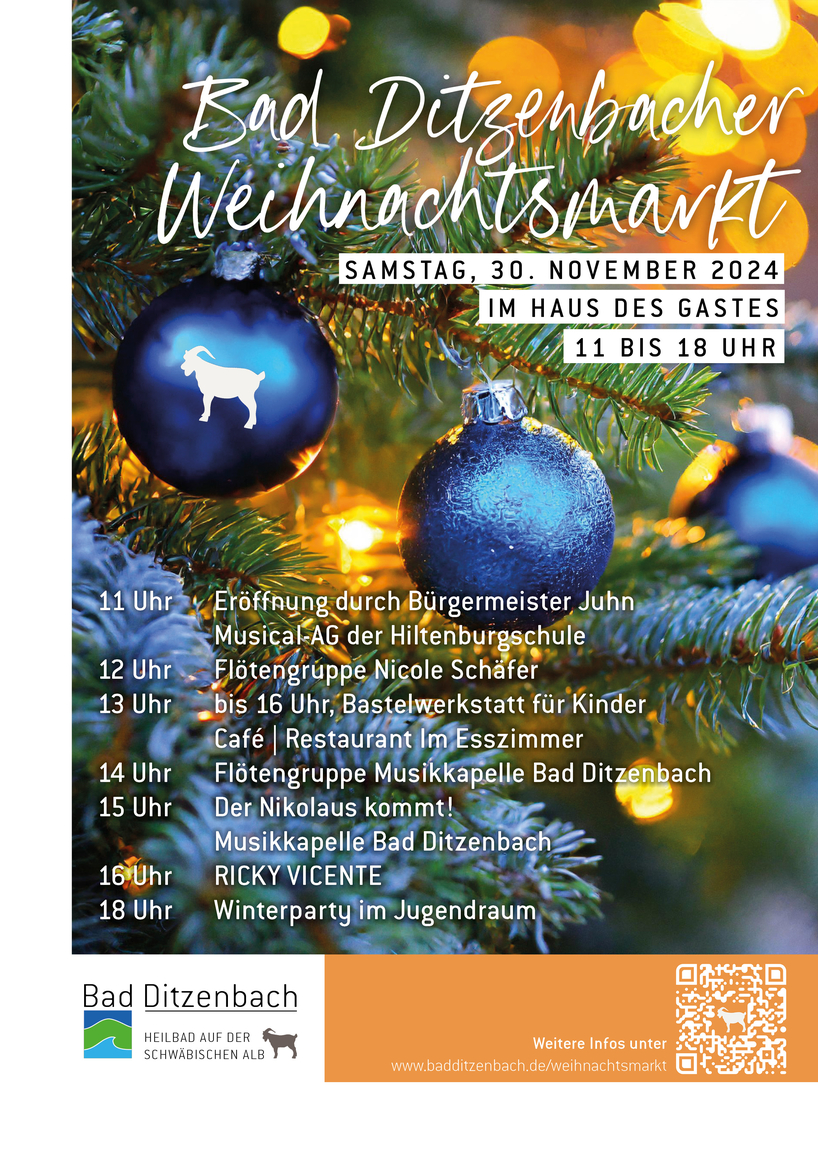Weihnachtsmarkt Plakat 2024